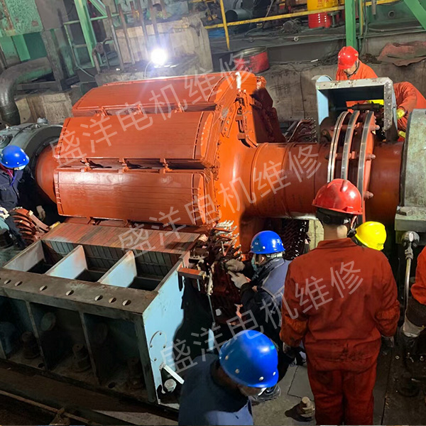 池州大型电机维修现场